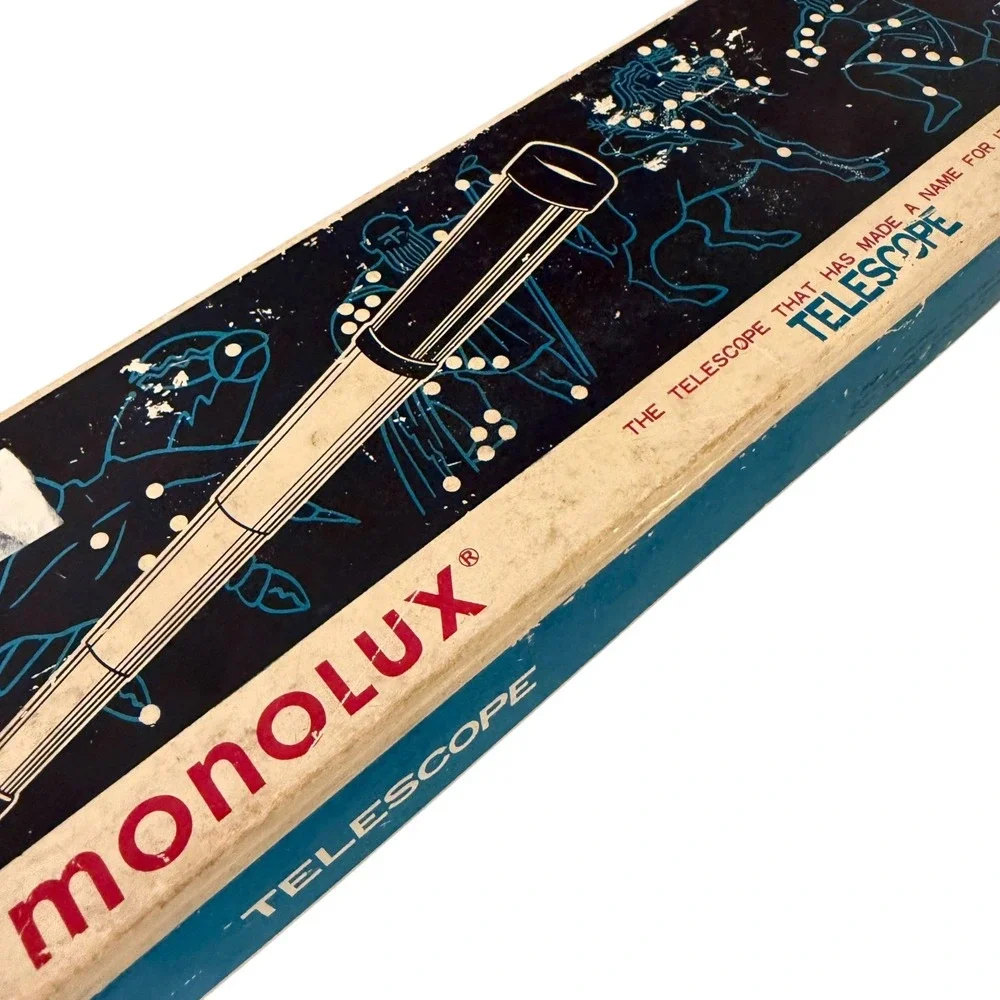 Monolux 4374 Telescope 8x-25x30mm Zoom with Tripod and Case Vintage Japan Good - Picture 1 of 10